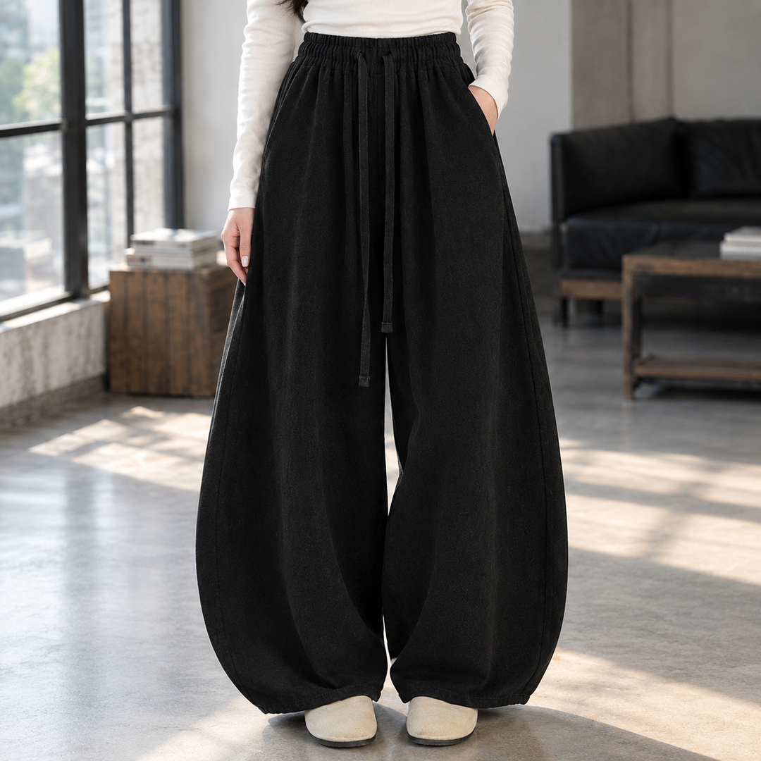 Women's Balloon Leg Drawstring Trousers – Bianca-Jade