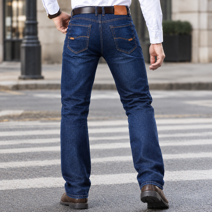 Blake Straight Jeans, view 2 - Elena Harper
