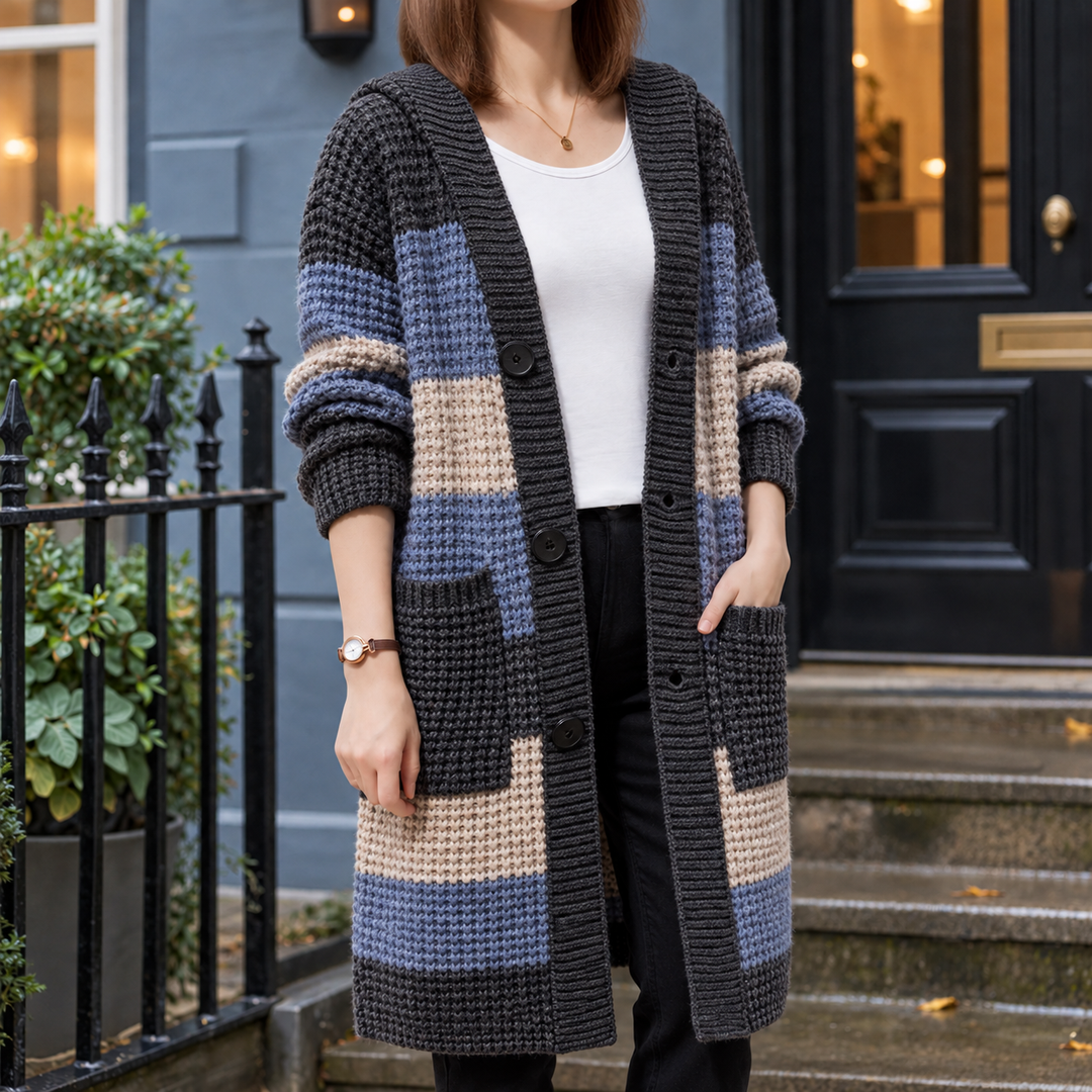 Elowen-Jane Hooded Cardigan