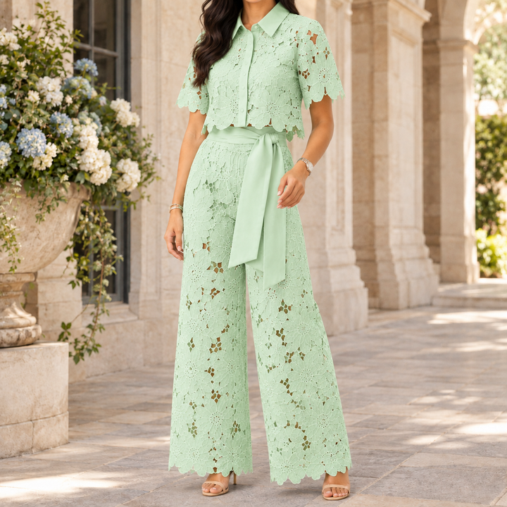 Fenna-June Wide-Leg Set, view 3 - Elena Harper