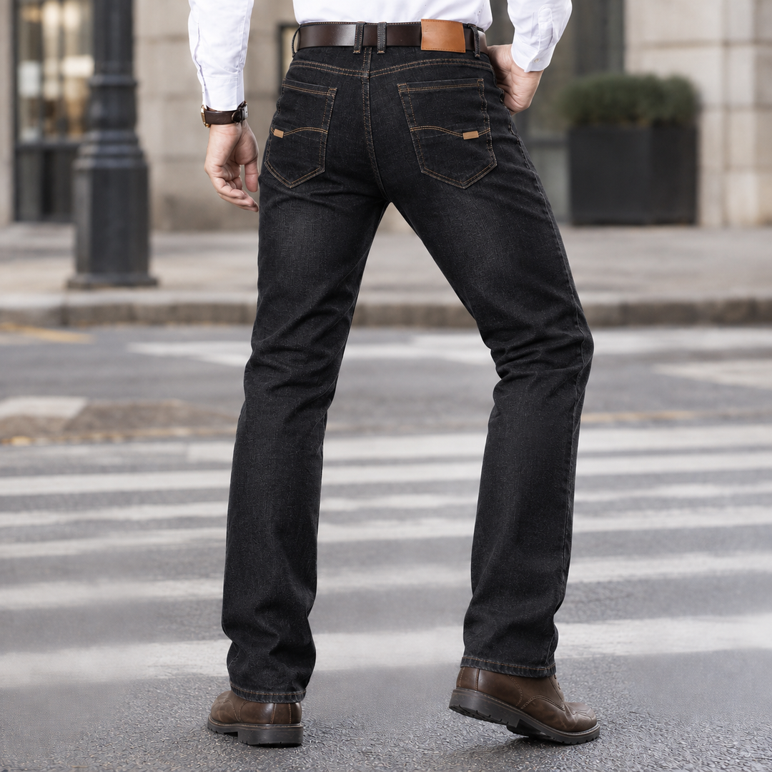 Blake Straight Jeans, view 3 - Elena Harper