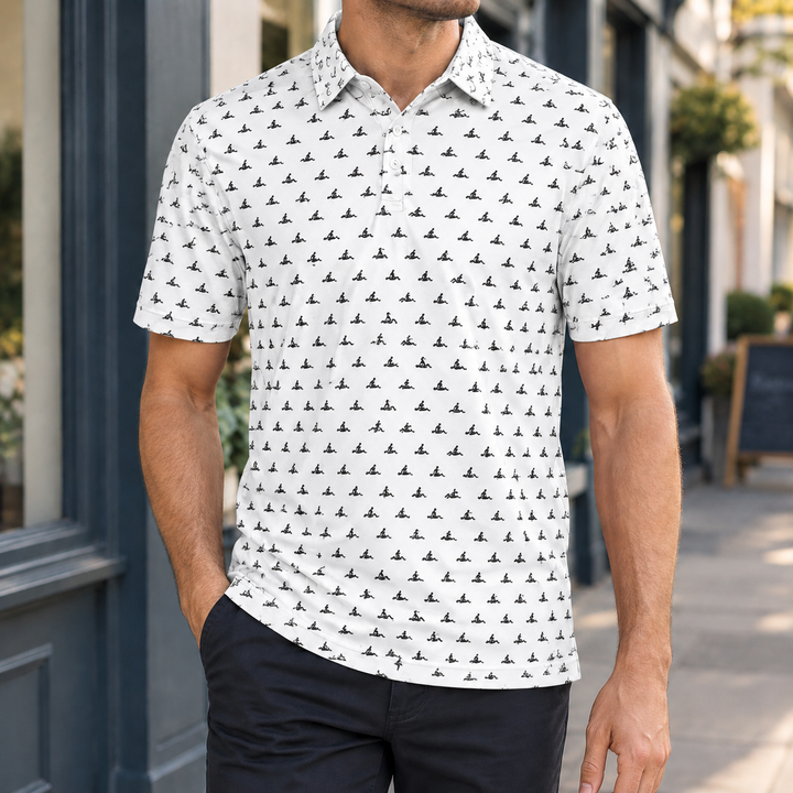 Austin Printed Polo