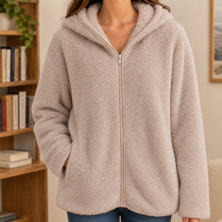 Fiona-Lane Plush Jacket, view 4 - Elena Harper