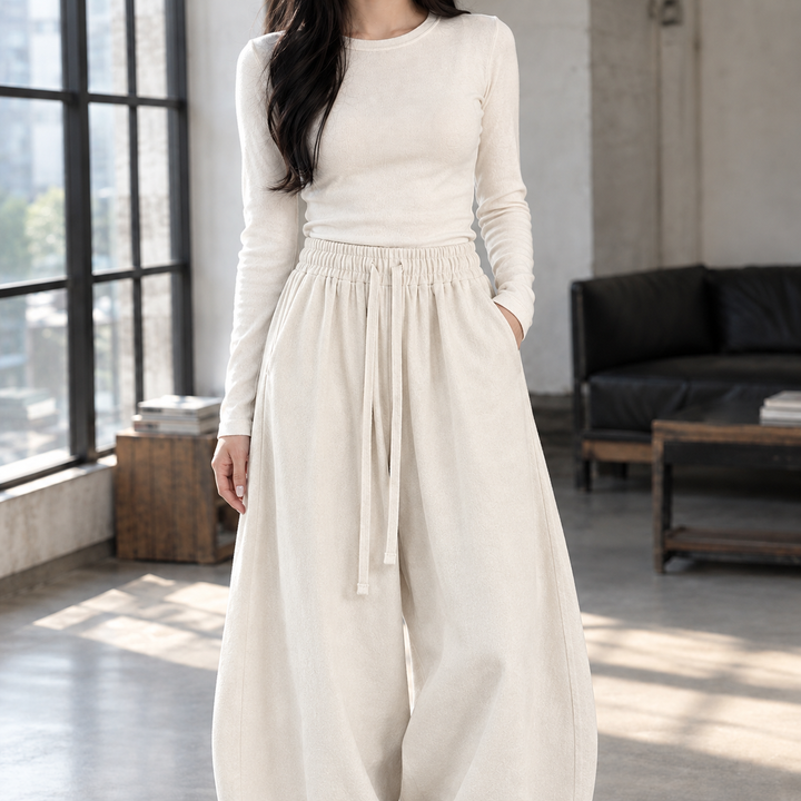 Women's Balloon Leg Drawstring Trousers – Bianca-Jade
