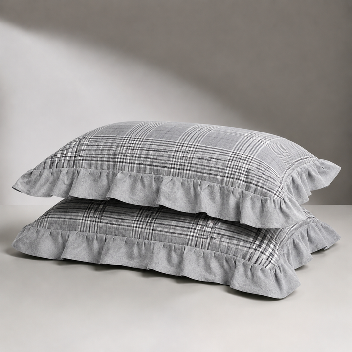 Evermere Ruffled Pillowcase, view 5 - Elena Harper