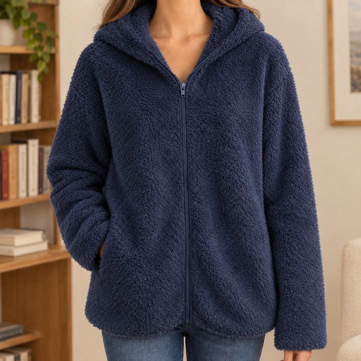 Fiona-Lane Plush Jacket, view 5 - Elena Harper