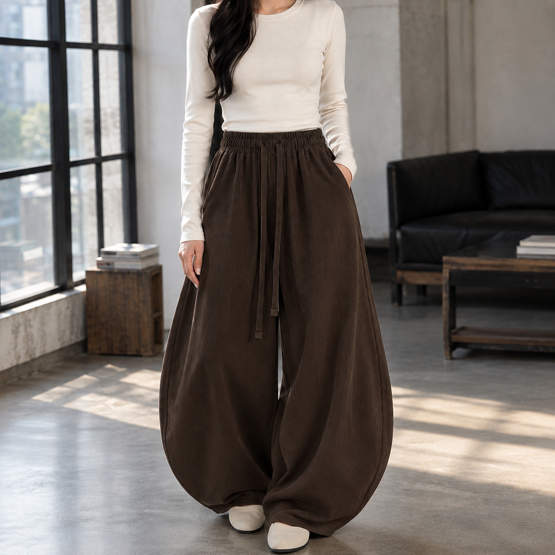 Women's Balloon Leg Drawstring Trousers – Bianca-Jade