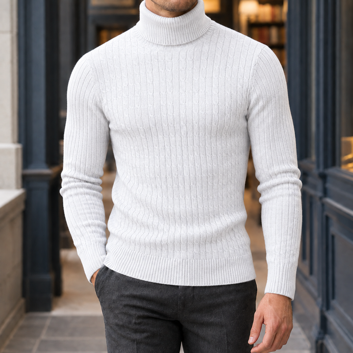 Dorian Cable Turtleneck