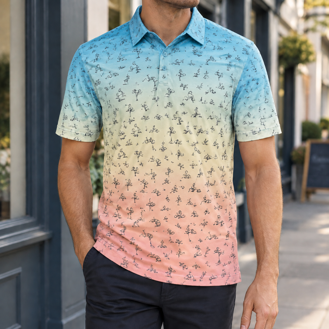 Austin Printed Polo
