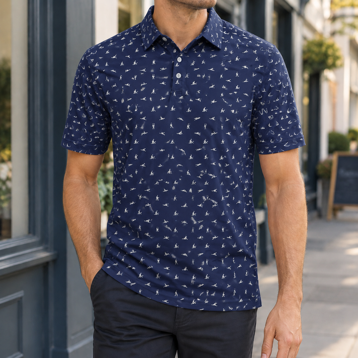 Austin Printed Polo