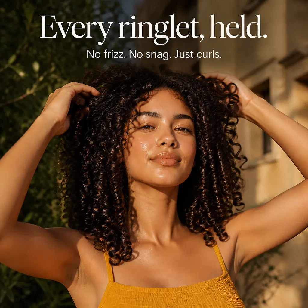 Curliza Ventilated Curly Hair Brush with Boar Bristles for Defined Ringlets - Elena Harper