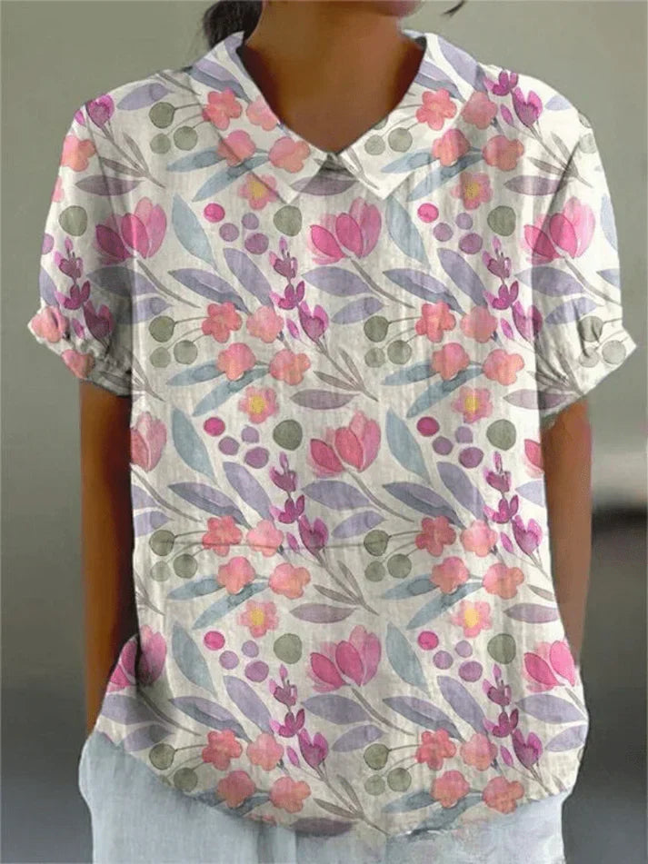 Devika | Floral Pattern Blouse