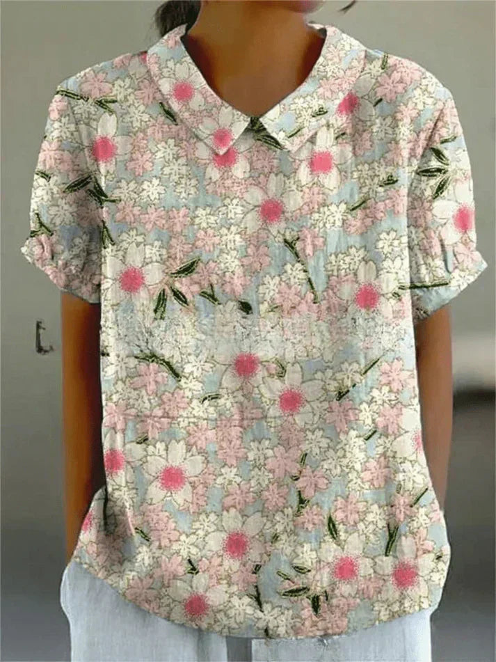 Devika | Floral Pattern Blouse