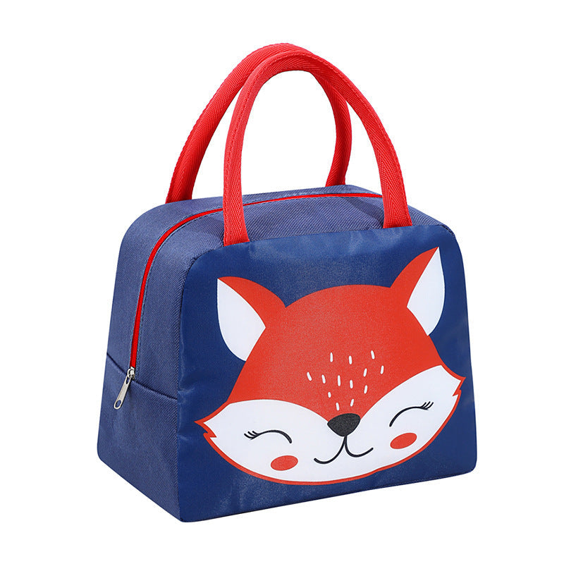 Insulated Lunch Bag with Fox Design