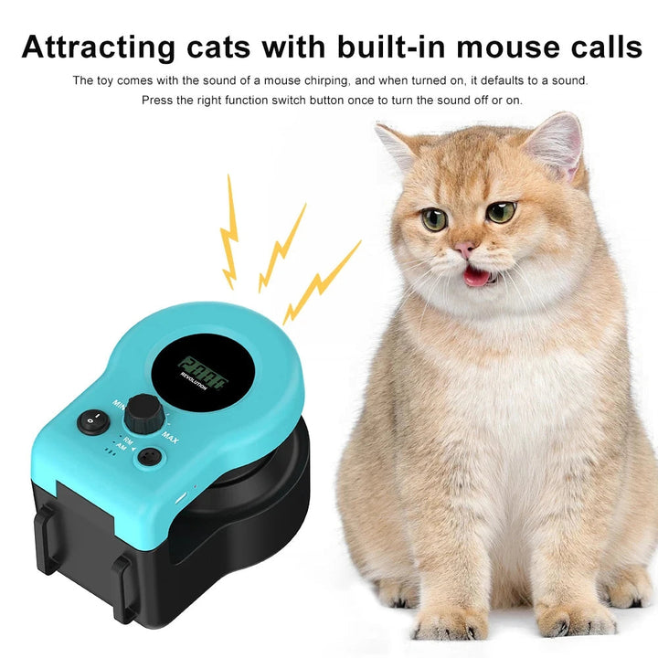 Indoor Interactive Cat Hunting Toy with Motion-Based Exercise