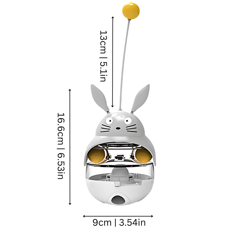 Interactive Cat Toy with Treat Puzzle