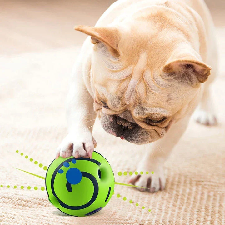 Interactive Dog Chuckle Ball Toy for Happy, Engaged Pets