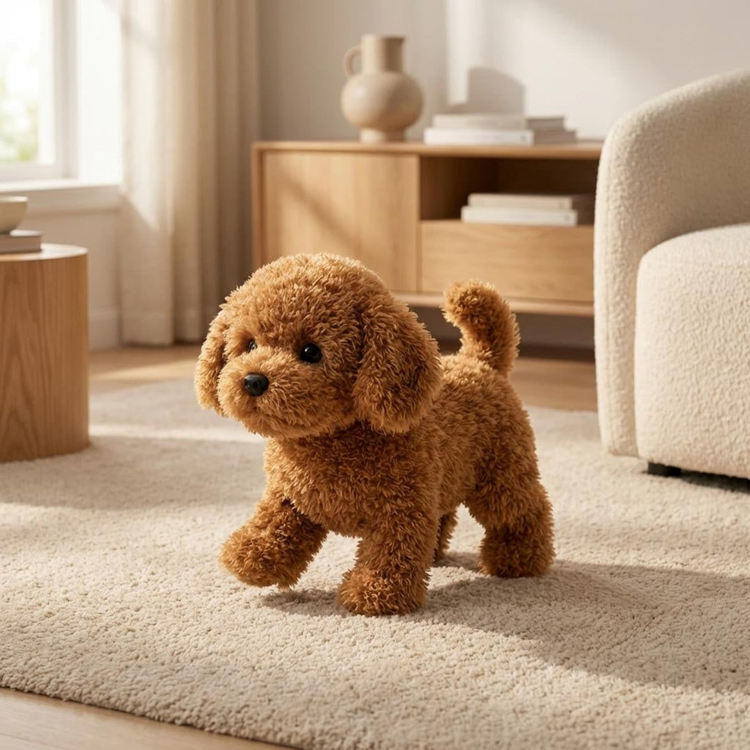 Dog Realistic Moving Soft Interactive Plush Puppy