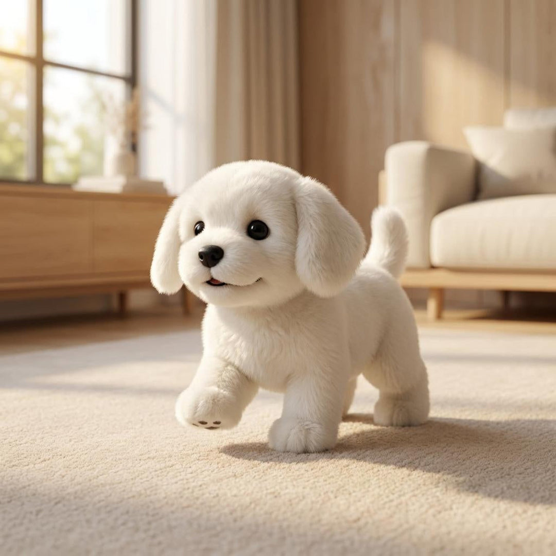 Dog Realistic Moving Soft Interactive Plush Puppy