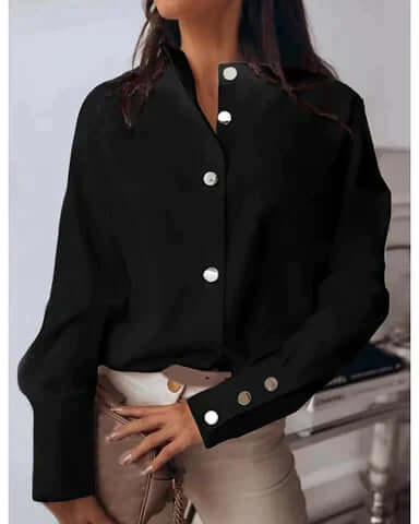 Jade | Women's Long Sleeve Button Down Blouse