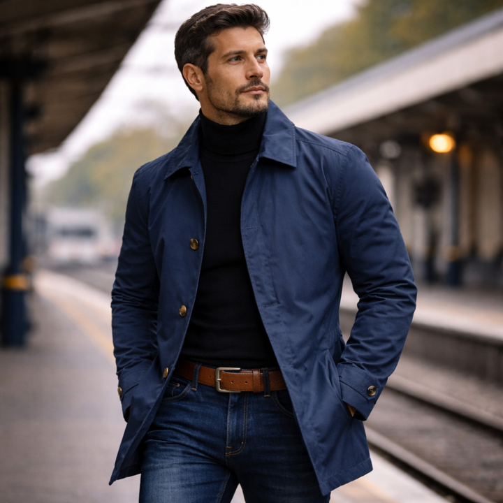Classic Coat for Men - Elena Harper