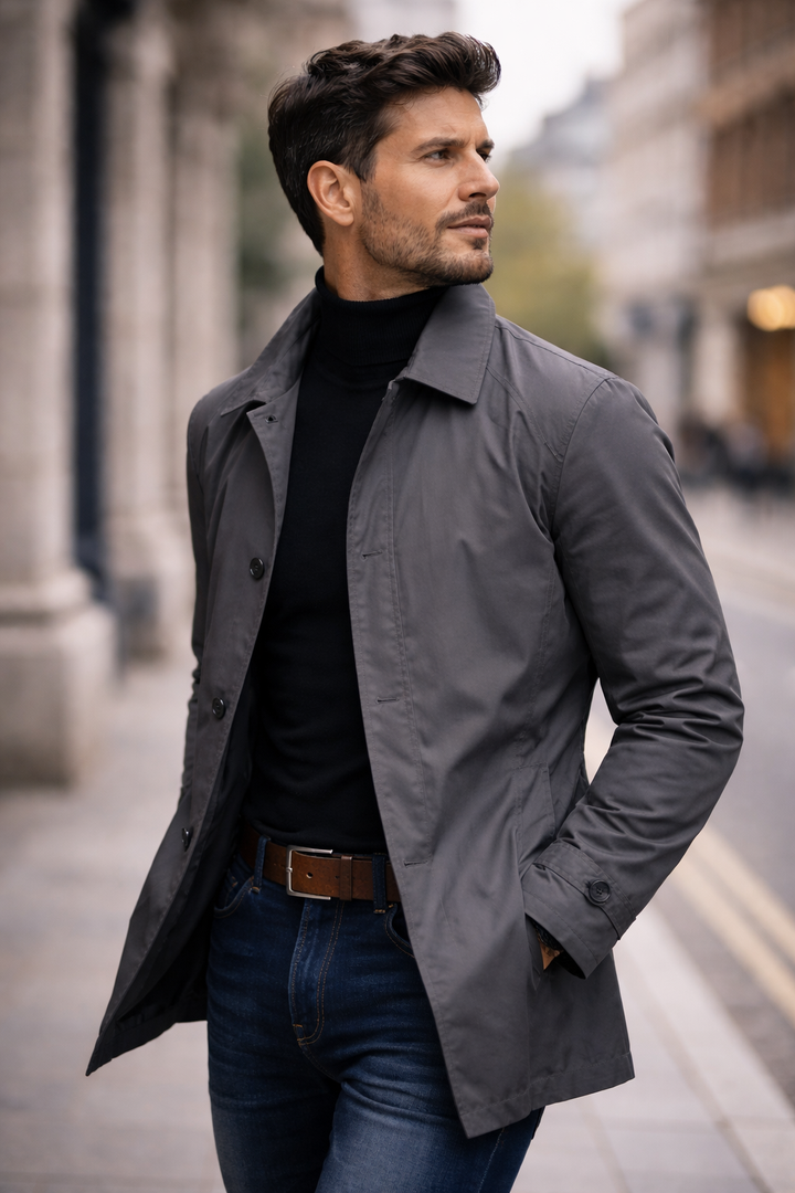 Classic Coat for Men - Elena Harper