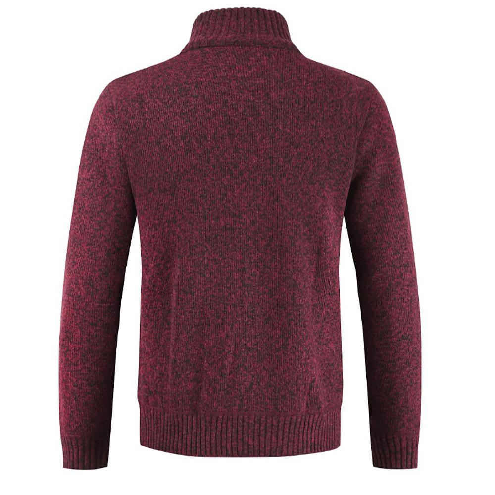 Soft Men's Zip Vest with Cable Knit Pattern