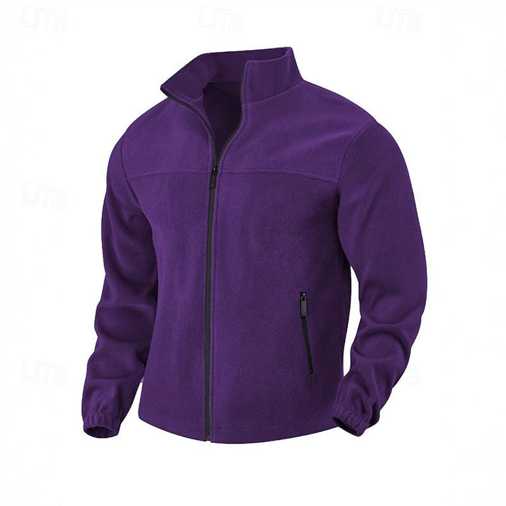 Fletcher Stand-Collar Full-Zip Jacket, view 2 - Elena Harper
