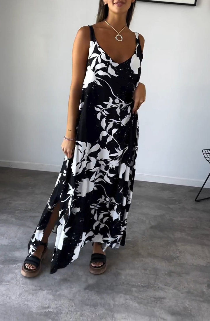 Elynn - Comfortable Printed Dress