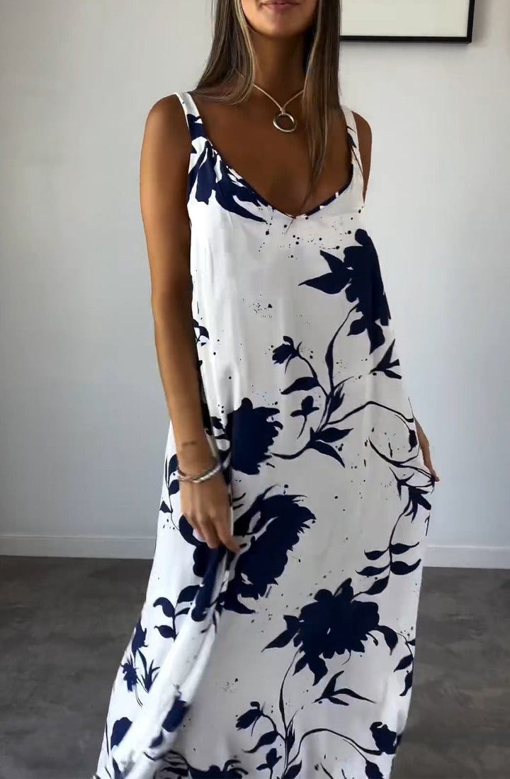 Elynn - Comfortable Printed Dress