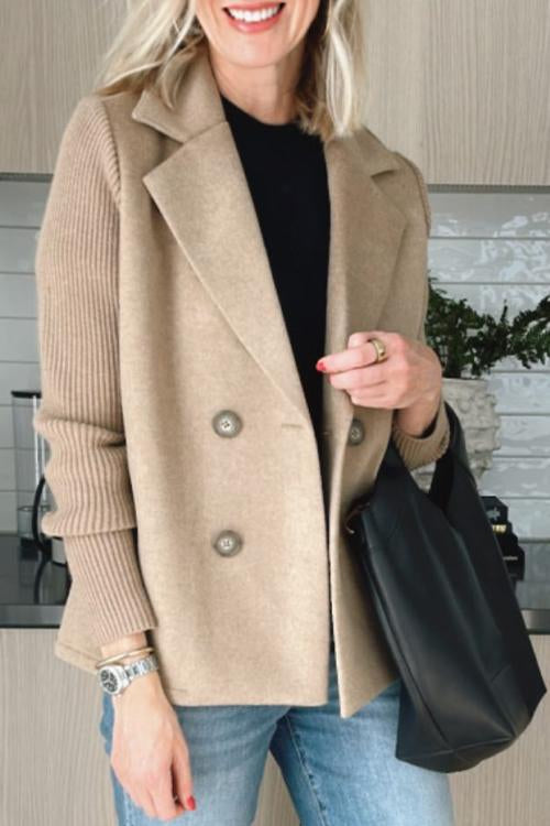 Alesia Elegant Casual Blazer with Buttons, view 6 - Elena Harper