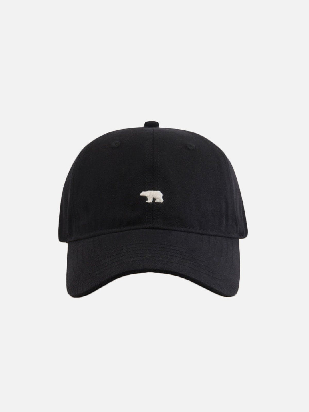 Mariska™ embroidery polar bear cap by Emma & Rose Manhattan, soft fabric with detailed polar bear embroidery, cozy winter accessory.