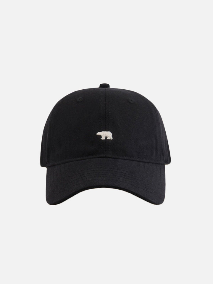 Mariska™ embroidery polar bear cap by Emma & Rose Manhattan, soft fabric with detailed polar bear embroidery, cozy winter accessory.