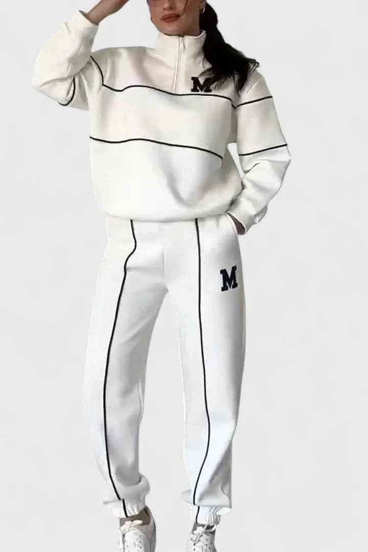 Thalynnae™ sweater and trousers set by Emma & Rose Cape Town, featuring a cozy knit sweater with matching trousers.