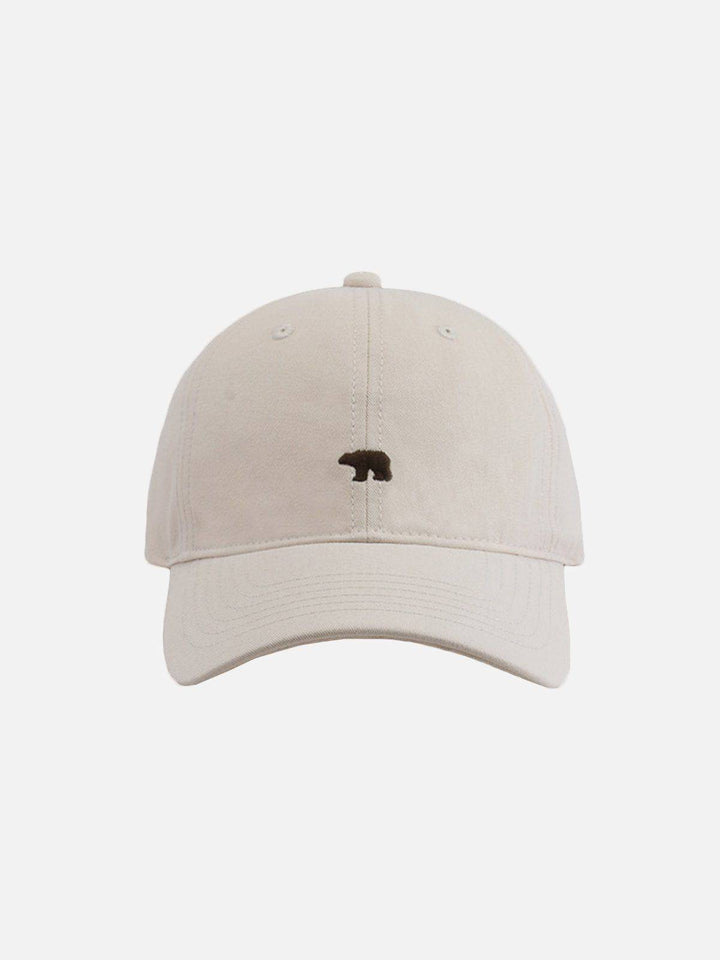 Emma & Rose Manhattan Mariska™ embroidery polar bear cap, cozy accessories with embroidered bear design, perfect for winter wear.