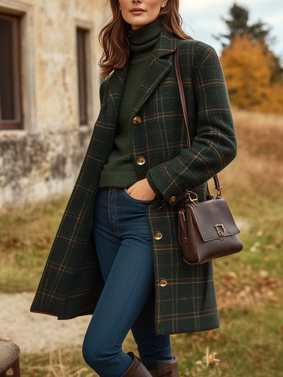 Sophie - Long Wool Coat for Women