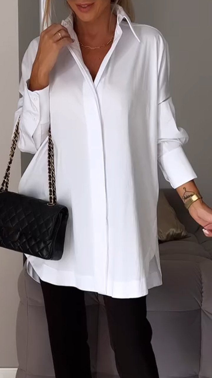 Bettina - Chic Oversized Chiffon Blouse