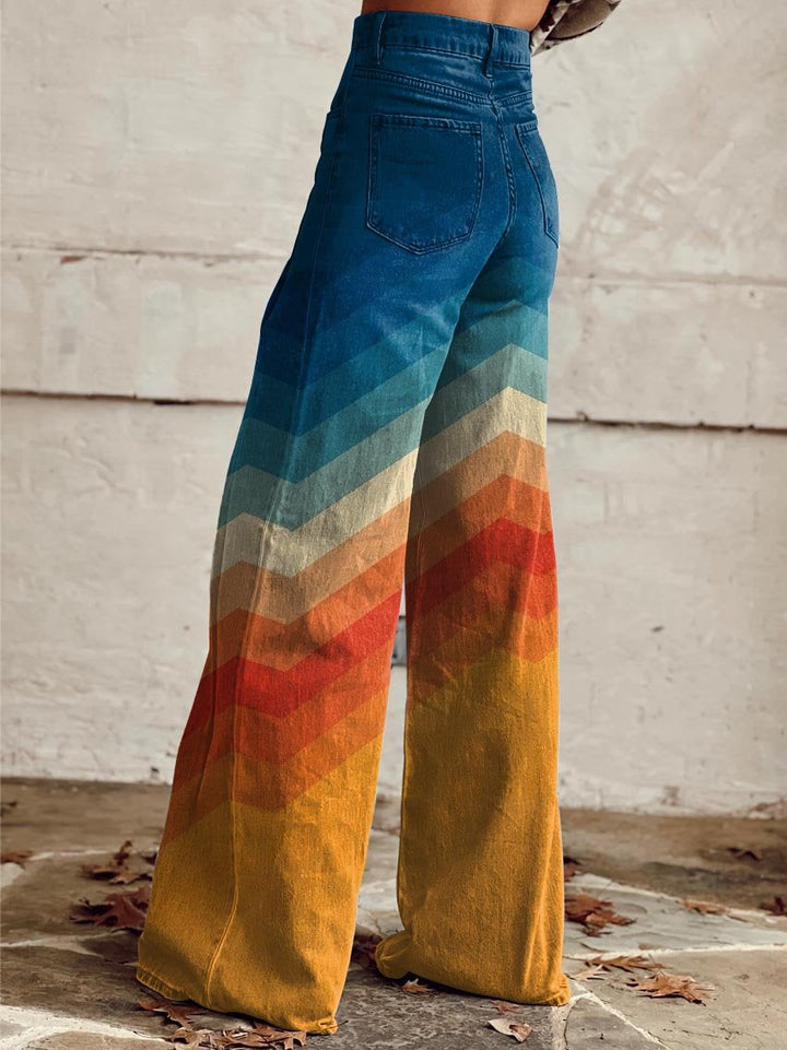Léa™  |  Stylish Trousers Zigzag Pattern