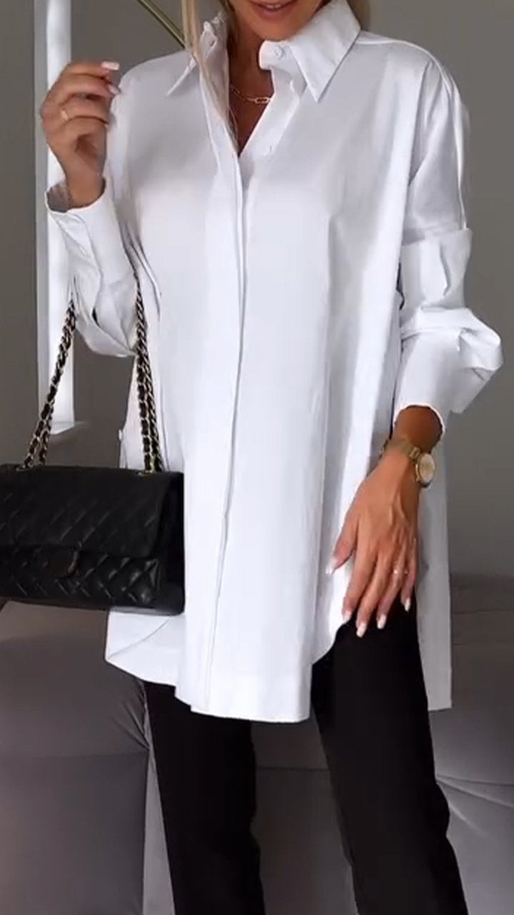 Bettina - Chic Oversized Chiffon Blouse