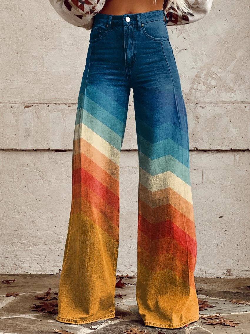 Léa™  |  Stylish Trousers Zigzag Pattern