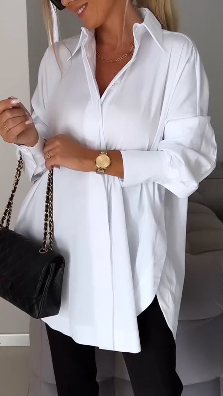 Bettina - Chic Oversized Chiffon Blouse
