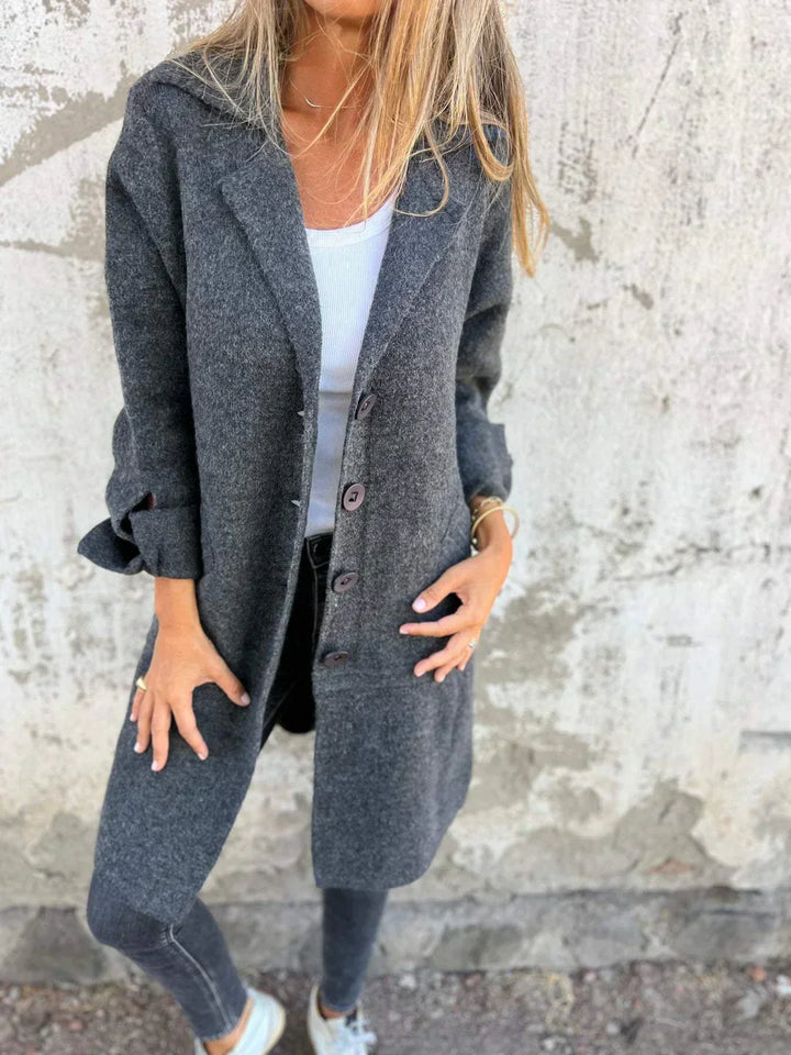 Sarita Comfortable Wool Jacket, view 5 - Elena Harper