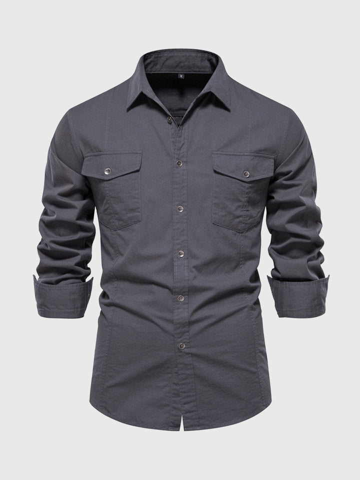 Long Sleeve Cargo Shirt