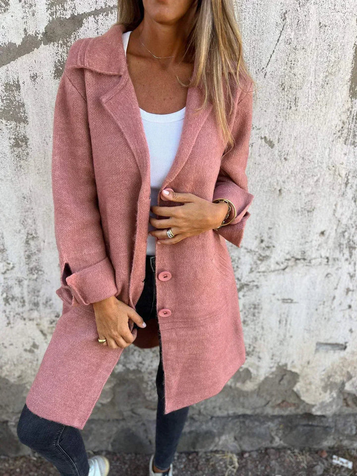 Sarita Comfortable Wool Jacket, view 3 - Elena Harper
