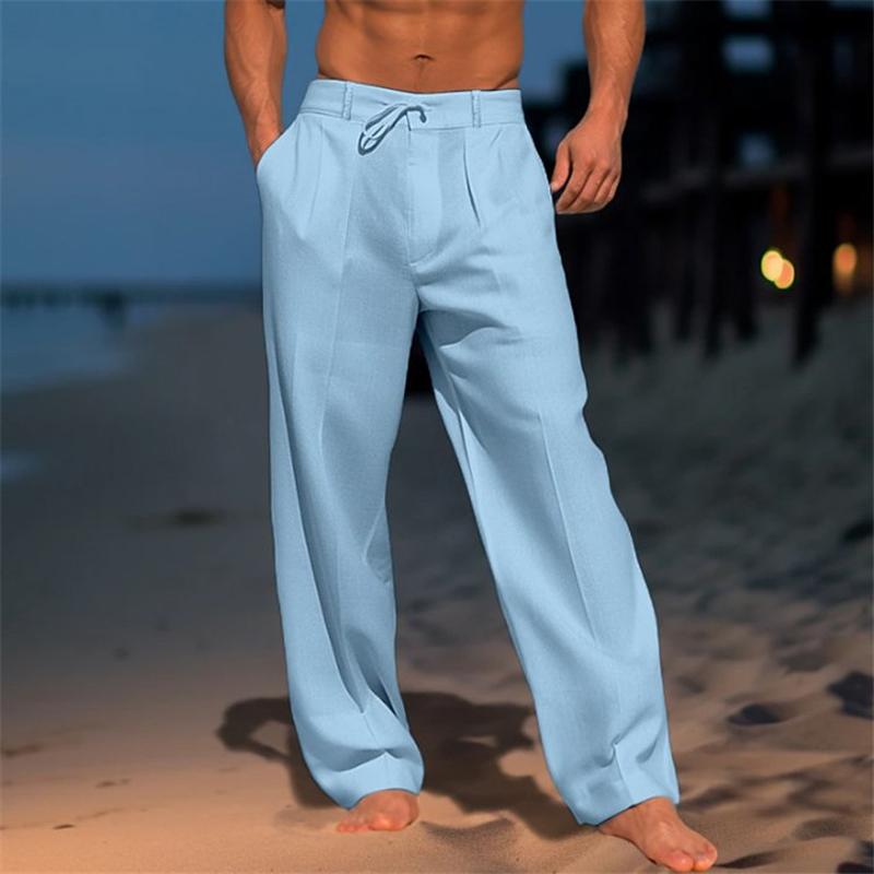LAURENT MONACO | COASTAL LINEN PANTS FOR MEN
