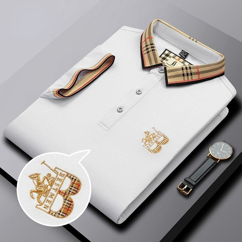 Classic Polo Shirt for Men, view 8 - Elena Harper