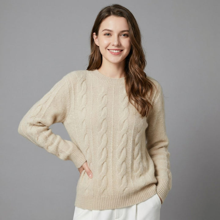 Cable Knit Sweater for Women