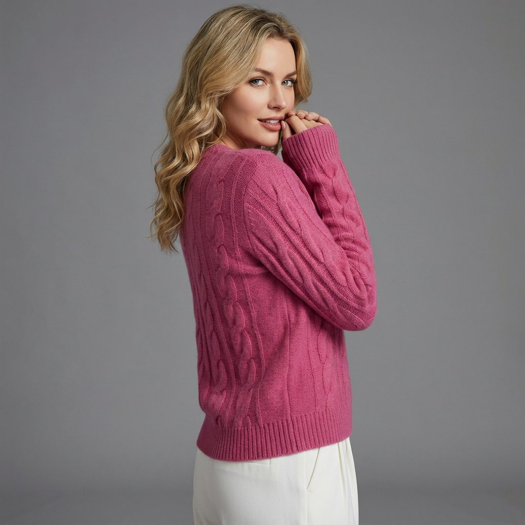 Cable Knit Sweater for Women
