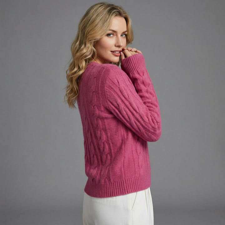 Cable Knit Sweater for Women