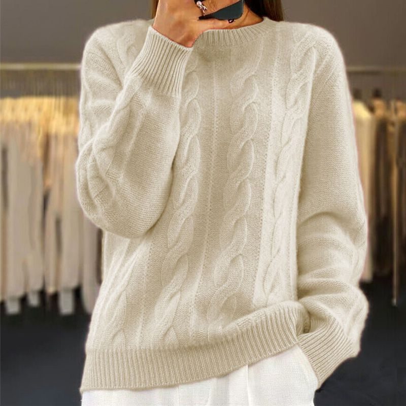 Cable Knit Sweater for Women